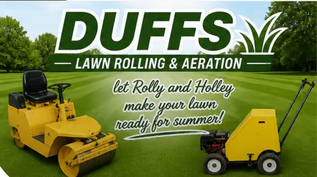 Lawn Rolling and Aerating