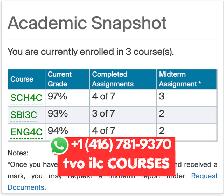 TVO ILC COURSES HELP/ ENTIRE COURSE/ ASSIGNMENT HELP, EXAM HELP