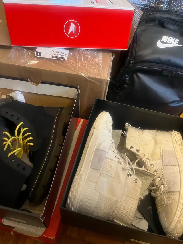 $60 SALES, NIKE, JORDAN, DR.MARTENS, VANS, SIZE 13