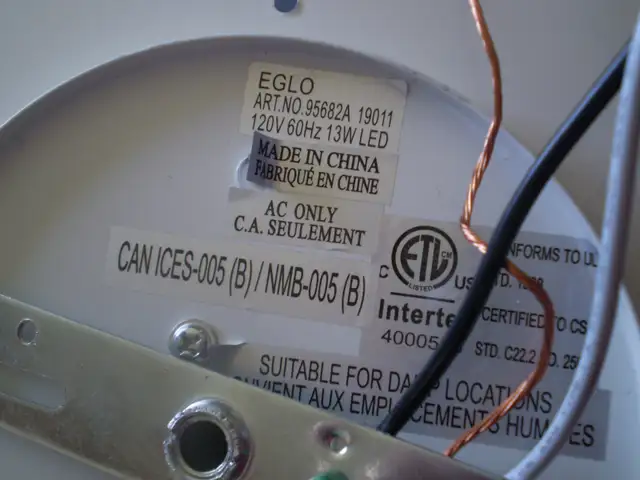 FLUSH MOUNT LED CEILING LIGHT- USED-3000k WARM WHITE- $20 - Photo 2