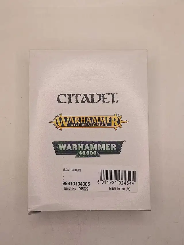 Warhammer 40k eldar craftsworld NiB finecast resin OOP rangers