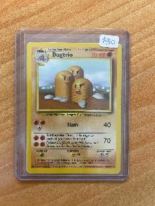 1999 Pokemon Base Shadowless #19 Dugtrio Rare