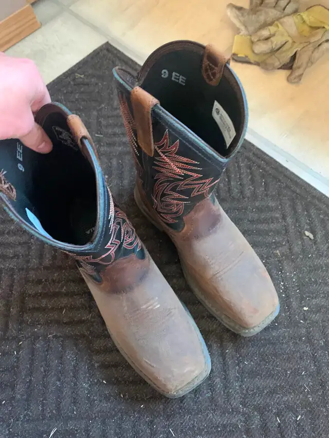 Steel toe cowboy boots - Photo 2