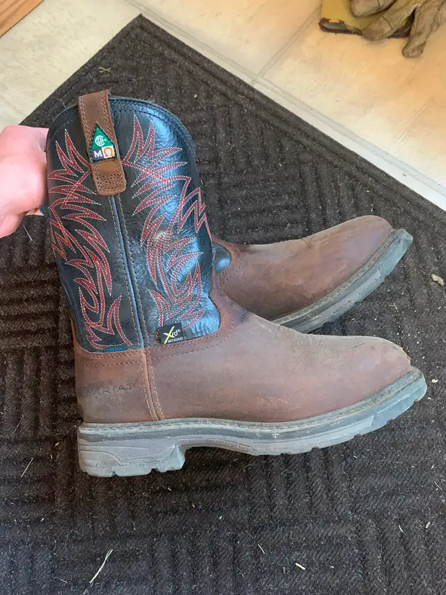 Steel toe cowboy boots - Photo 3