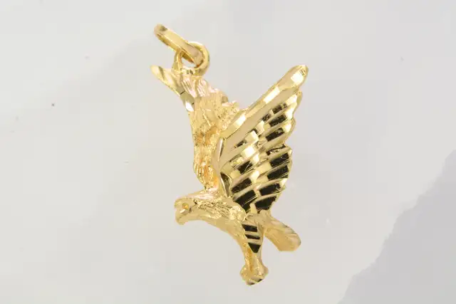 14K EAGLE PENDANT