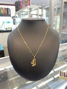 14K #1 Mom Pendant - Photo 3