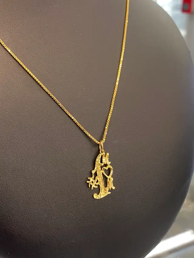 14K #1 Mom Pendant - Photo 4