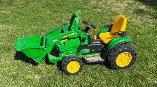 kids ride on 12 volt John Deere tractor