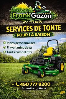 Tonte de Gazon et Entretien Extérieur