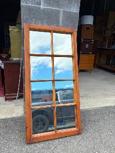 Solid Wood Window Mirror