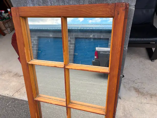 Solid Wood Window Mirror - Photo 3