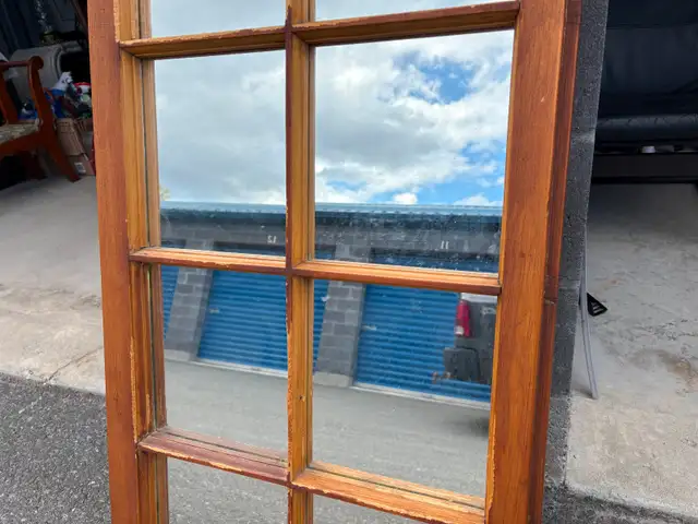 Solid Wood Window Mirror - Photo 4