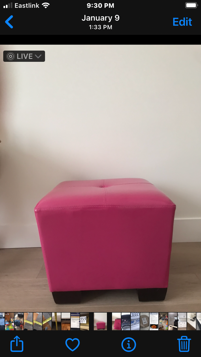 Pink Ottoman