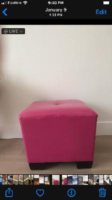 Pink Ottoman