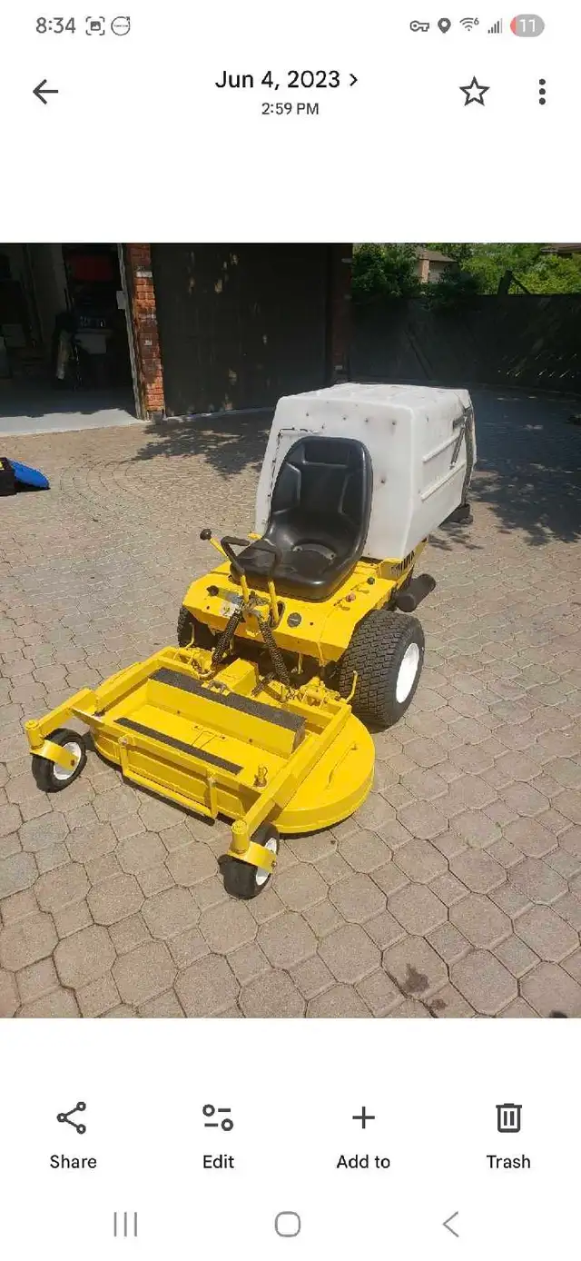 Walker Mower - 1600hrs - Photo 2