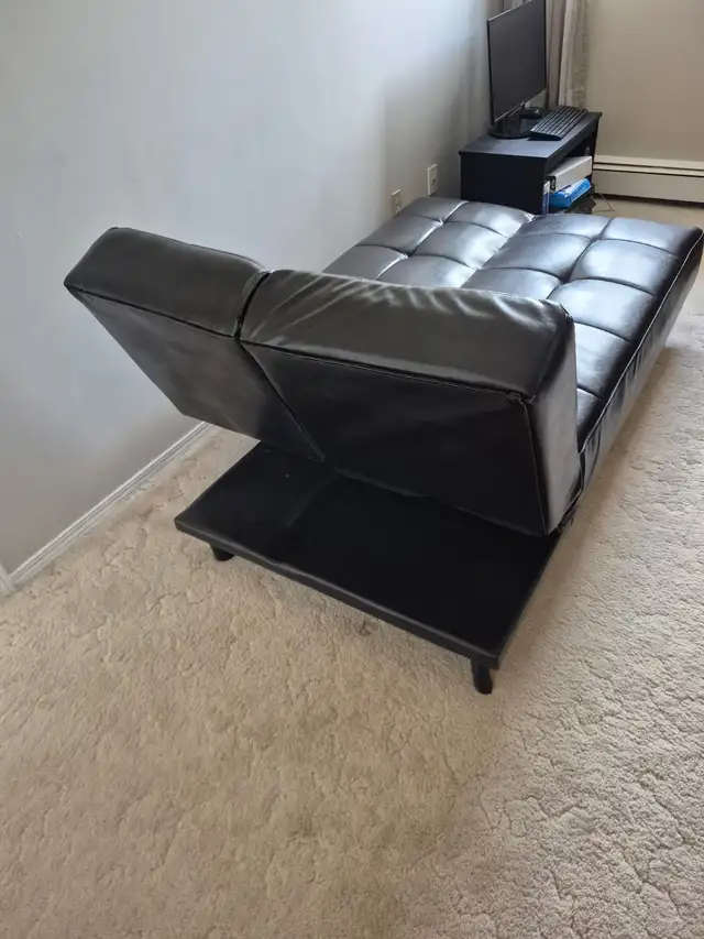 Faux Leather Futon - Photo 5