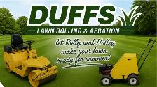 Lawn Rolling and Aerating