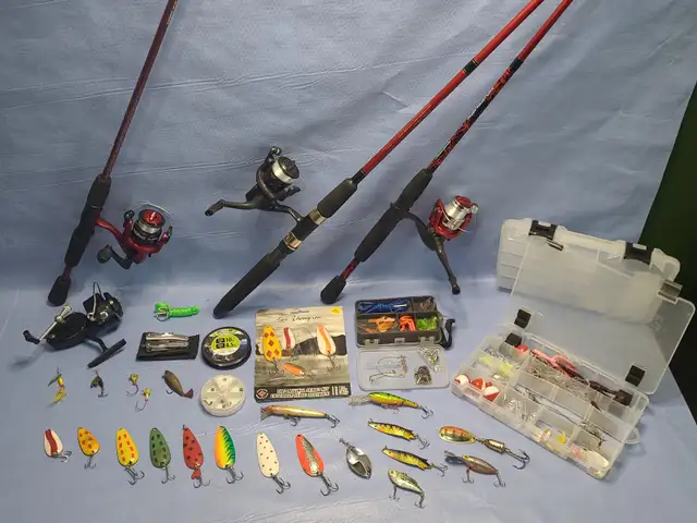 Fishing gear , Rods & Assorted Tackle