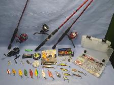 Fishing gear , Rods & Assorted Tackle