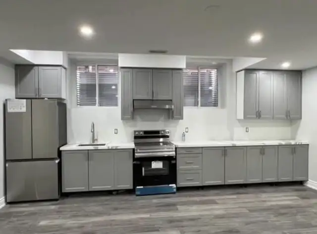 1000 sq. ft New 2 bedroom 9 ft ceiling basement apartment