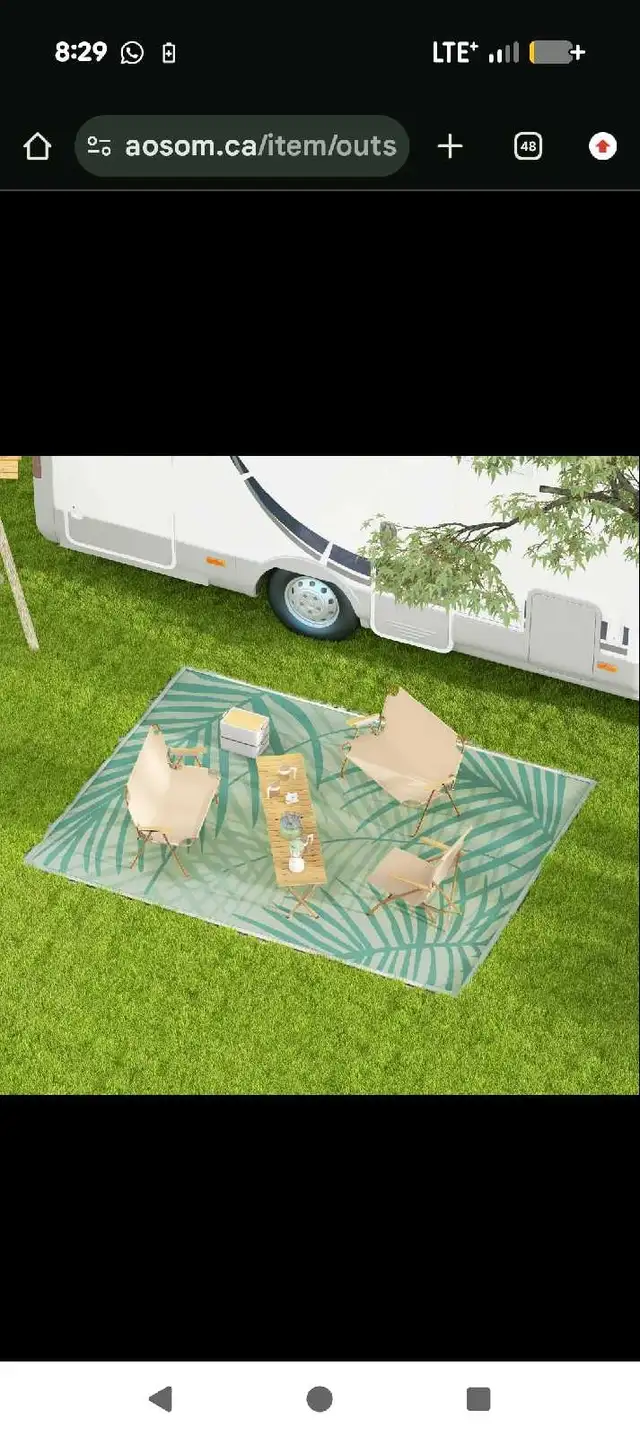 patio rug - Photo 6