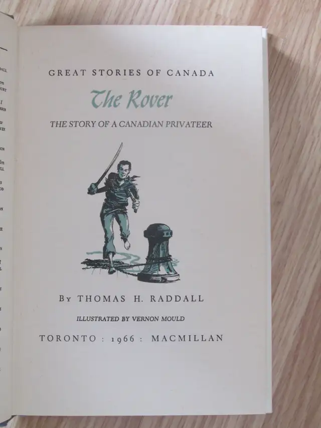 THE ROVER by Thomas H. Raddall - 1966 HC - Photo 3