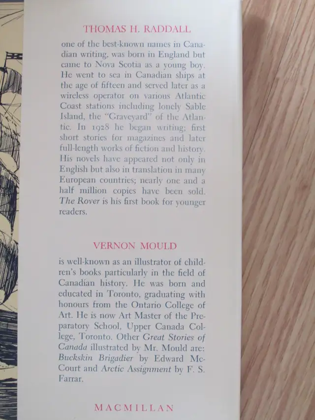 THE ROVER by Thomas H. Raddall - 1966 HC - Photo 6