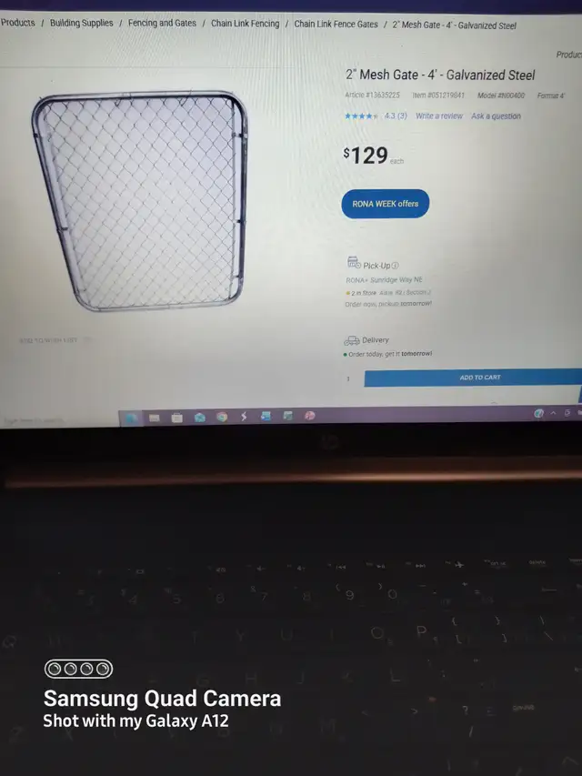 Chain Link Gate