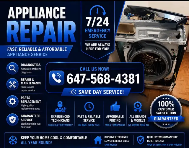 Washer and dryer repair