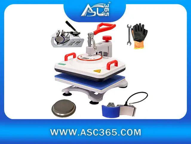 110V Upgraded 5in1 Digital Heat Press Machine T-shirts 110394