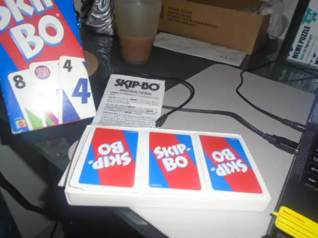 Skip-Bo Card Game.. Played 1X - Excellent Condition