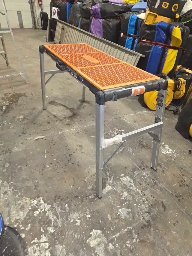 Work Bench and Storage boxes