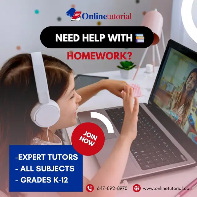 Online Tutoring for Math, Science, English & French - Photo 8