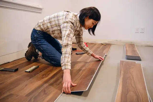 LAMINATE, VINYL AND HARDWOOD FLOORING AND PAINTING MATERIALS