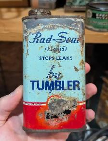 VINTAGE 1950's TUMBLER RAD-SEAL CAN (8 OZ.) - Photo 2