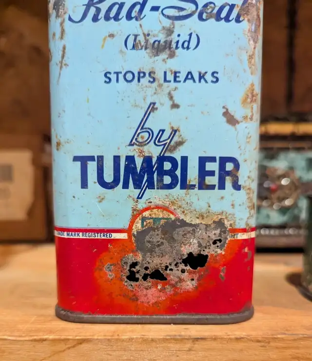 VINTAGE 1950's TUMBLER RAD-SEAL CAN (8 OZ.) - Photo 3