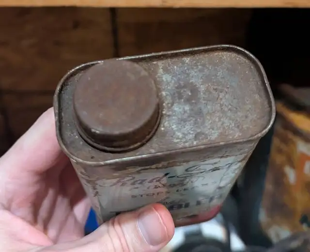 VINTAGE 1950's TUMBLER RAD-SEAL CAN (8 OZ.) - Photo 6