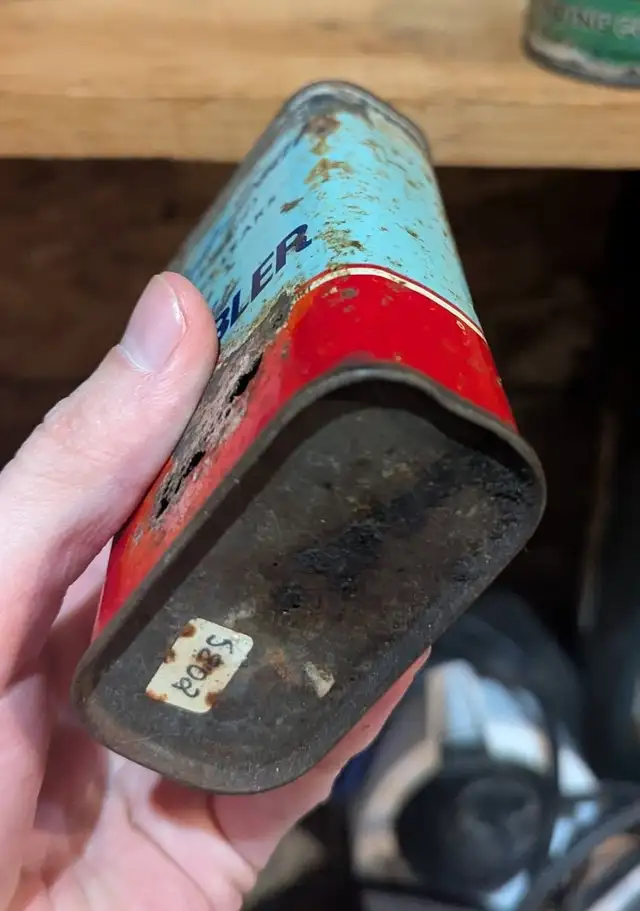 VINTAGE 1950's TUMBLER RAD-SEAL CAN (8 OZ.) - Photo 7