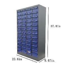Part Cabinet 40 Plastic Drawer Workshop Storage Equipment 054556 - Photo 2