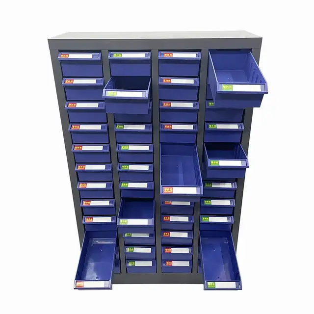 Part Cabinet 40 Plastic Drawer Workshop Storage Equipment 054556 - Photo 5