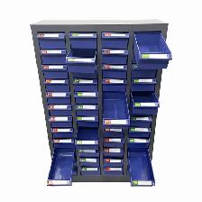 Part Cabinet 40 Plastic Drawer Workshop Storage Equipment 054556 - Photo 5