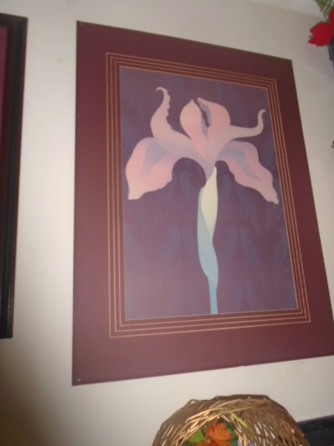 40' X 30' Artwork - Pinks and Burgundy ! - Requires Frame - Photo 2