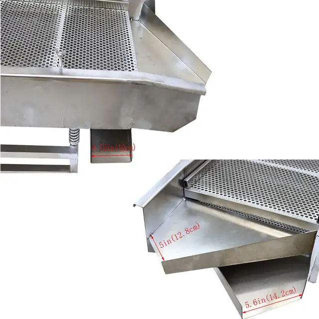 Dual Motor 2 Layer Linear Vibrating Screen w/8mm 6mm Mesh 230226 - Photo 6