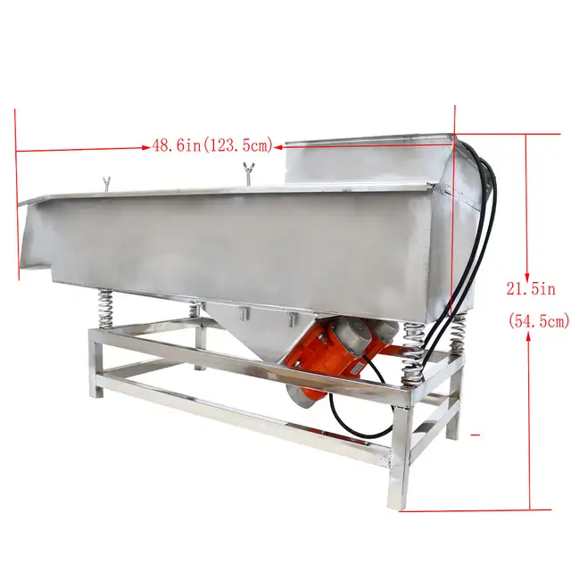 Dual Motor 2 Layer Linear Vibrating Screen w/8mm 6mm Mesh 230226 - Photo 8