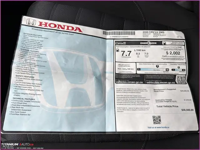 2020 Honda CR-V LX-One Owner-Accident Free-Remote Start-Heated S - Photo 28