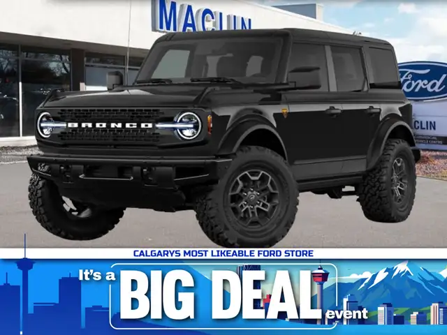 2026 Ford Bronco BADLANDS | BLACK APPEARANCE PACKAGE |