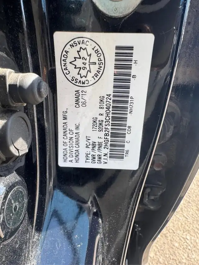 2012 Honda Civic EX, NO ACCIDENTS, WELL MAINTAINED, CERT - Photo 15