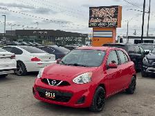 2015 Nissan Micra SV, NON CVT, WHEELS, ONLY 185KMS, CERTIFIED