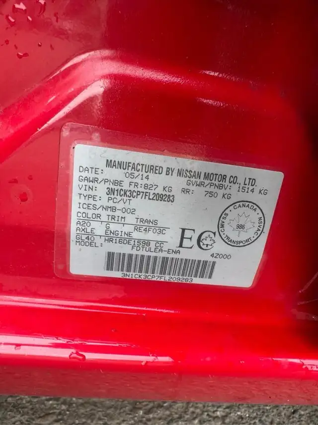 2015 Nissan Micra SV, NON CVT, WHEELS, ONLY 185KMS, CERTIFIED - Photo 18