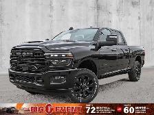 2026 Ram 3500 Laramie Night Edition Mega Cab 4x4 DIESEL Sunroof